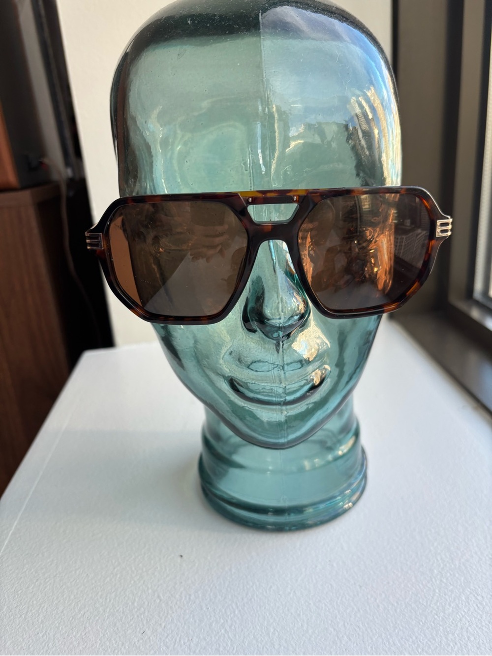 WoMen's Tortoiseshell Swim Sunglasses - Brown Lenses